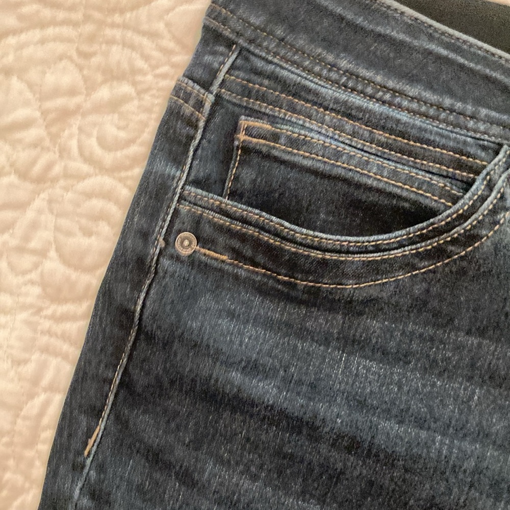 Democracy Ab Solution Dark Denim Skinny Jeans Women’s Size 16 - Picture 15 of 15